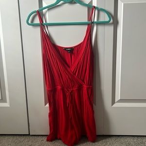 Red romper